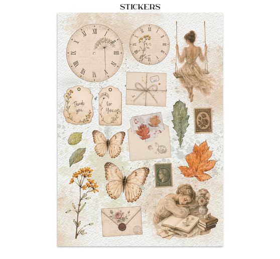 Junk Journal Book Stamperia "Flowers and Poems"