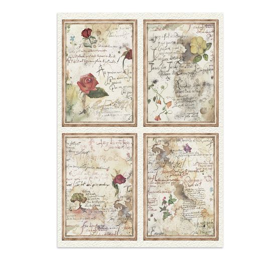 Junk Journal Book Stamperia "Flowers and Poems"