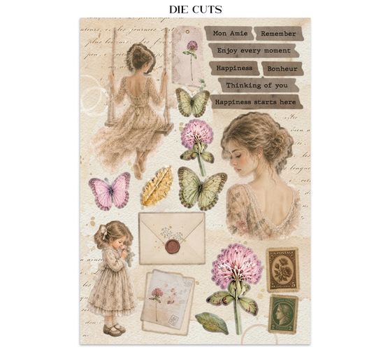 Junk Journal Book Stamperia "Flowers and Poems"