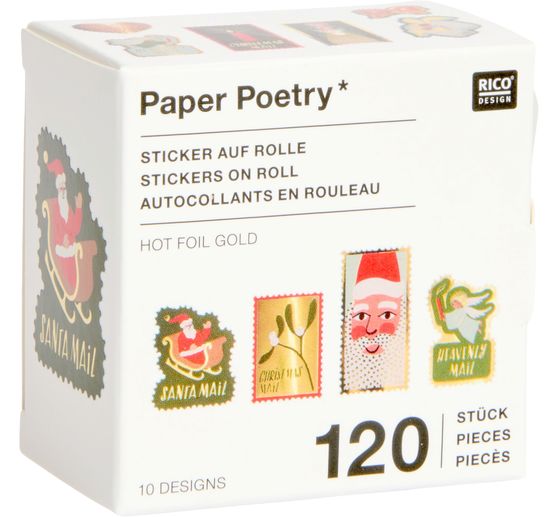 Post stamps sticker "Advent, Advent"