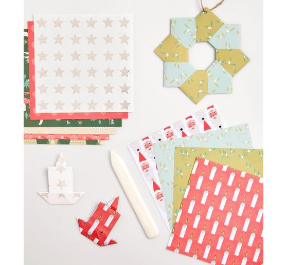 Folding sheets "Advent, Advent"