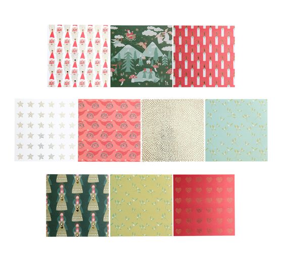 Folding sheets "Advent, Advent"