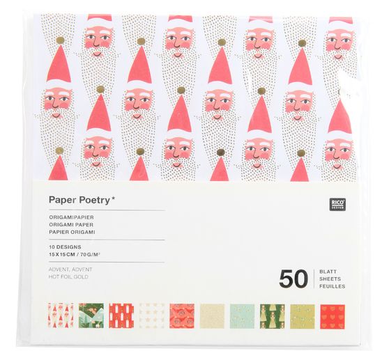Folding sheets "Advent, Advent"