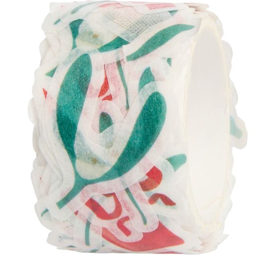 Washi stickers "Mistletoe branches & Candles"