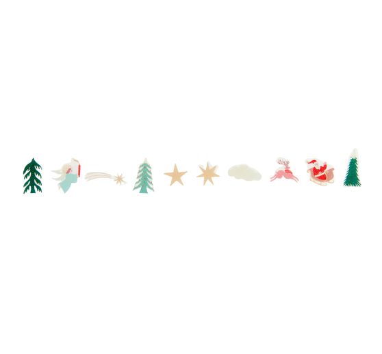 Washi stickers "Winter forest"