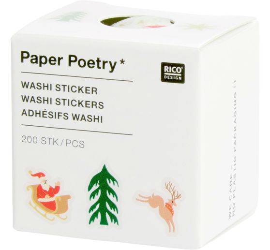 Washi stickers "Winter forest"