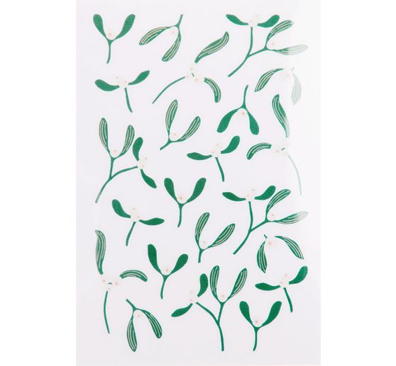 Transfer motifs "Mistletoe branches"