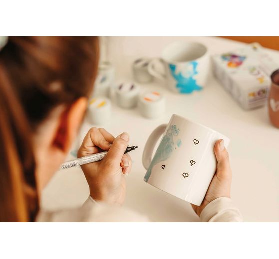 Prstov&aacute; barva na porcel&aacute;n MUCKI, 150 ml