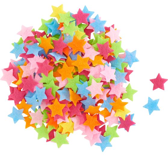 VBS XXL Felt scatter decorations "Stars"