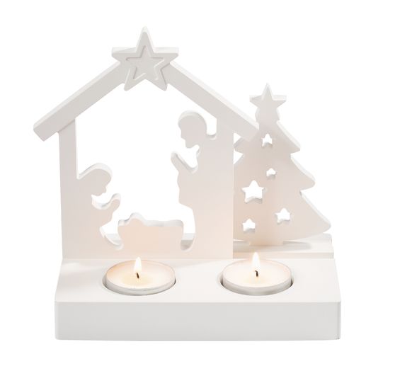 Silicone casting mould "Christmas tree" with plug-in edge