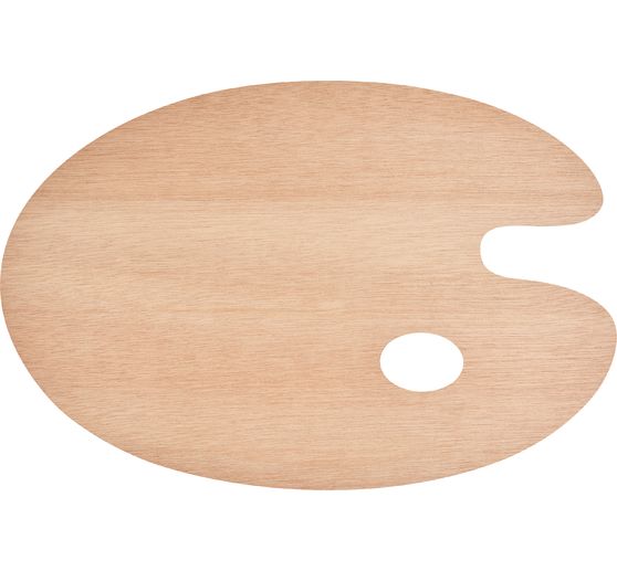 VBS Wooden paint palette "Oval",2 pcs.
