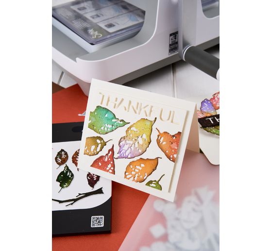 Sizzix Thinlits Punching template "Leaves + Sticks by Tim Holtz"