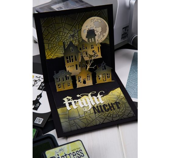 Sizzix Thinlits Punching template "Ghost Town by Tim Holtz"