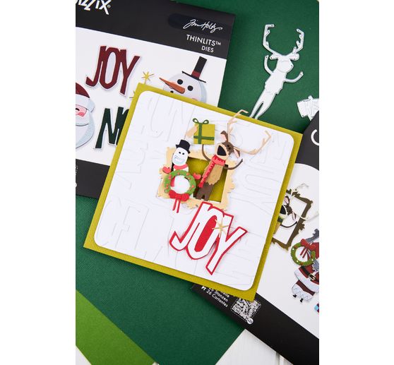 Sizzix Thinlits V&yacute;sekov&aacute; &scaron;ablona "Papercut Christmas by Tim Holtz"
