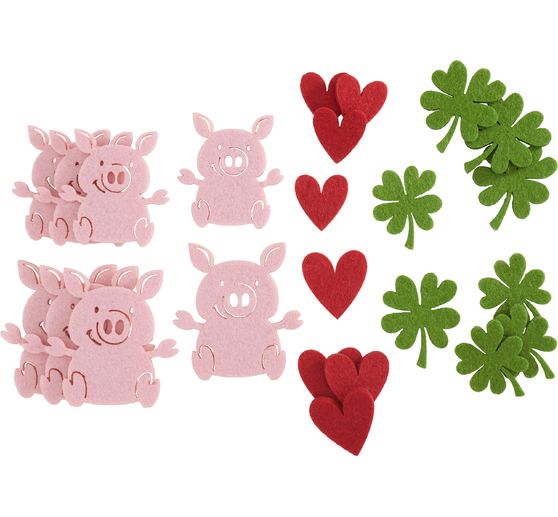 Felt scatter decoration "Luck"