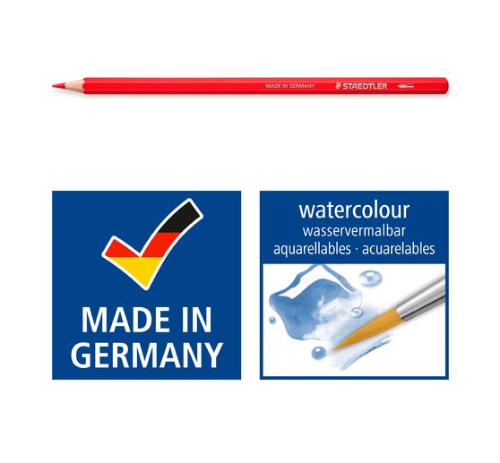 Akvarelov&eacute; pastelky STAEDTLER "Design Journey" v kovov&eacute;m pouzdře