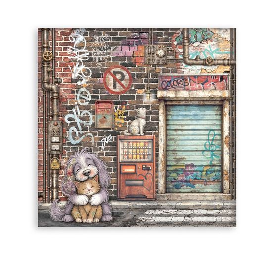 Blok pro scrapbook Stamperia "Furry Friends 2"