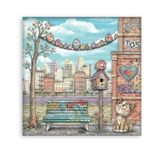 Blok pro scrapbook Stamperia "Furry Friends 2"