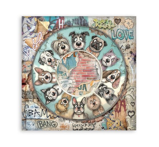 Blok pro scrapbook Stamperia "Furry Friends 2"