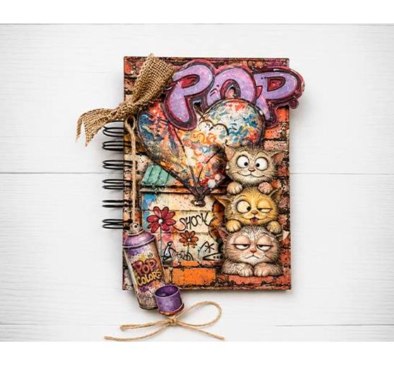 A5 Junk Journal Focus Points Stamperia "Furry Friends 2"
