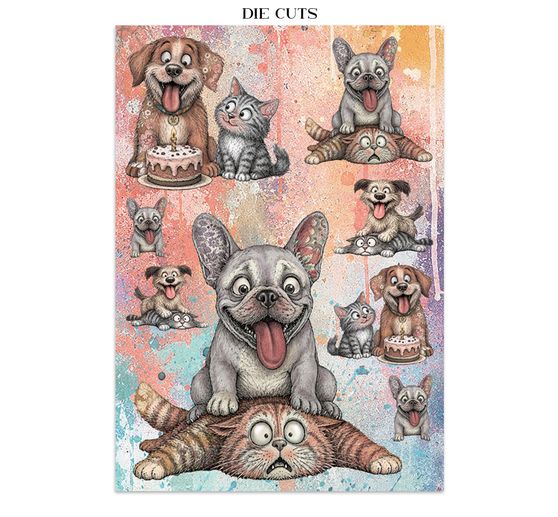 A5 Junk Journal Focus Points Stamperia "Furry Friends 2"