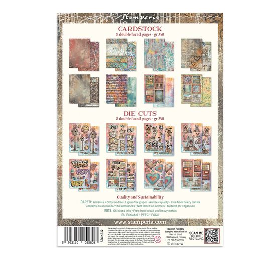 A5 Junk Journal Focus Points Stamperia "Furry Friends 2"