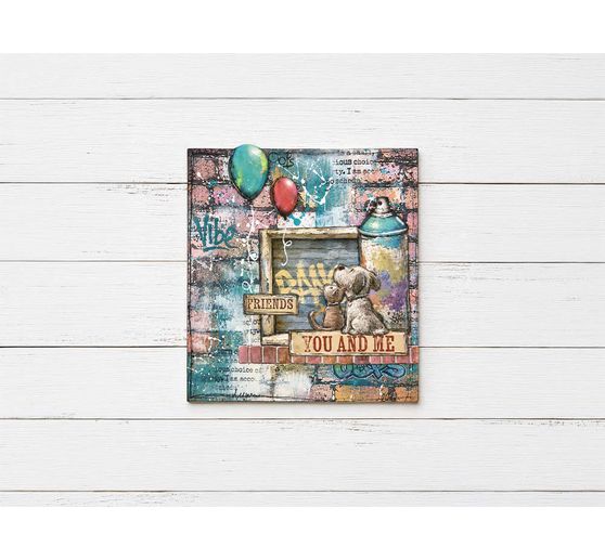 Blok pro scrapbook Stamperia "Furry Friends 2 Backgrounds"