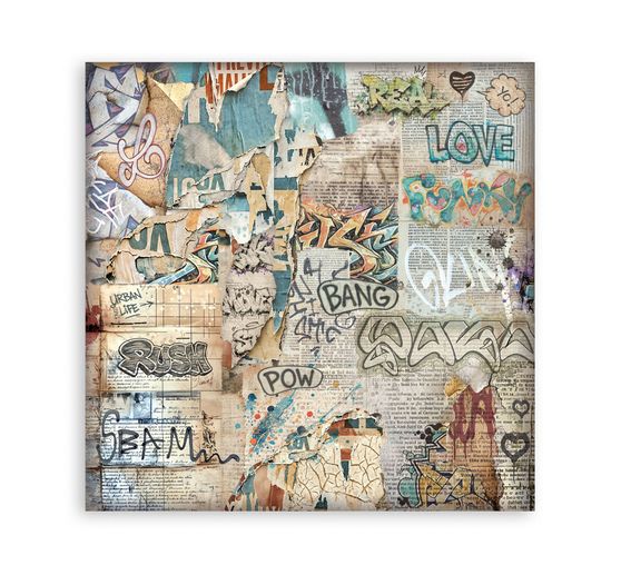 Blok pro scrapbook Stamperia "Furry Friends 2 Backgrounds"