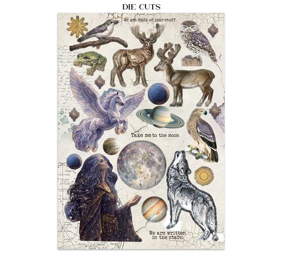 Junk Journal Book Stamperia "Cosmos"