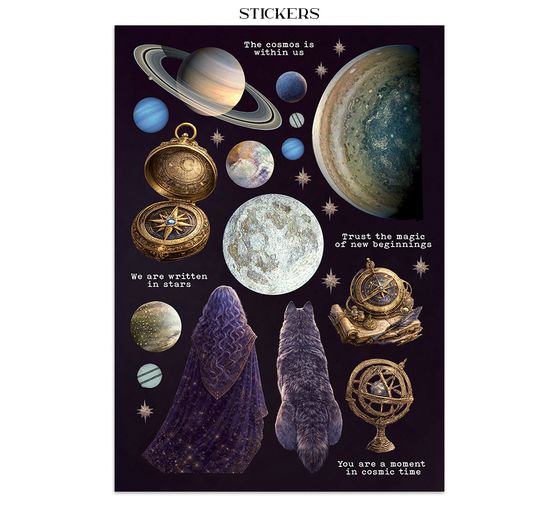 Junk Journal Book Stamperia "Cosmos"