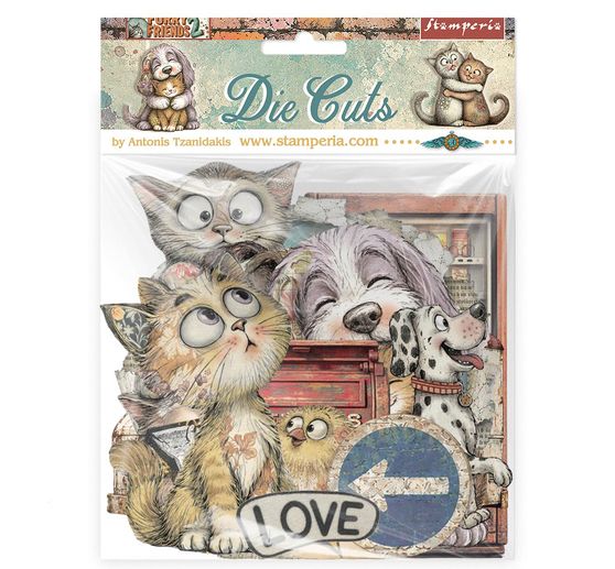 Stamperia Punching motifs "Furry Friends 2"
