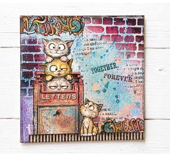 Rub On sada Stamperia "Furry Friends 2"