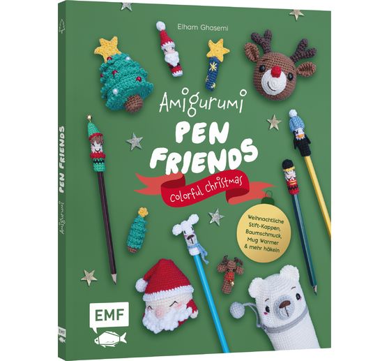 Kniha "Amigurumi Pen Friends - Colorful Christmas"
