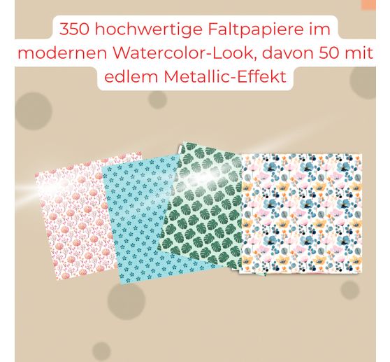 350 Origami papers "Faltzauber durchs Jahr"