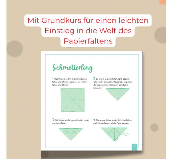 350 Origami papers "Faltzauber durchs Jahr"