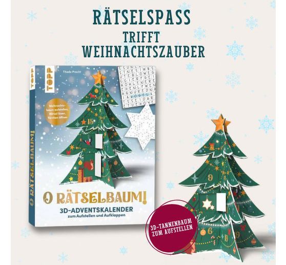 3D adventn&iacute; kalend&aacute;ř "O R&auml;tselbaum" k postaven&iacute; a rozložen&iacute;