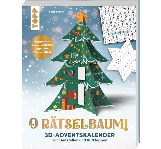 3D adventn&iacute; kalend&aacute;ř "O R&auml;tselbaum" k postaven&iacute; a rozložen&iacute;