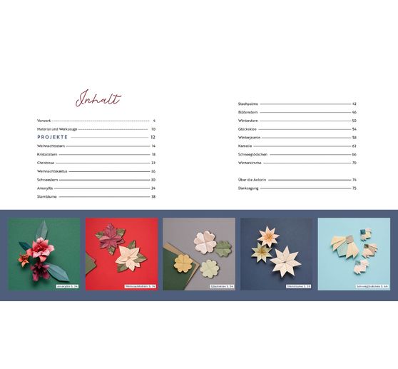 Book "Origami - Winter Flowers"