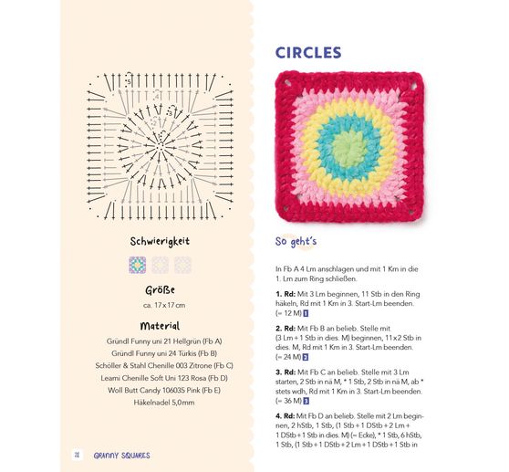 Kniha "Granny Squares - soft & cosy"