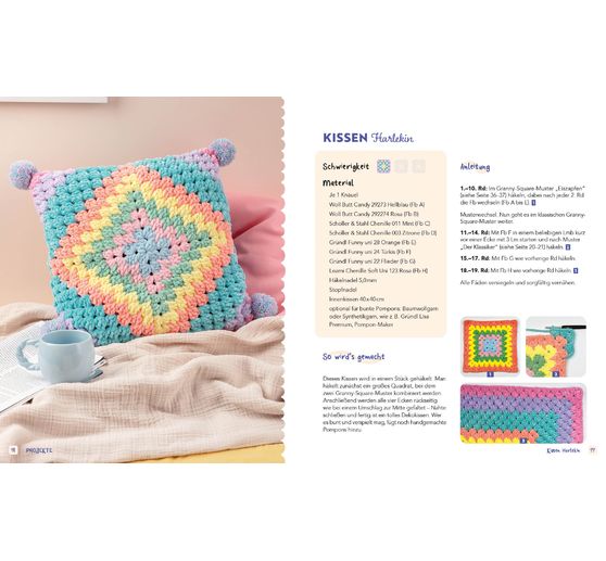 Kniha "Granny Squares - soft & cosy"