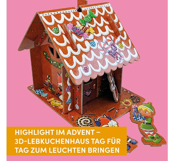 Advent calendar "Diamond Painting - Lebkuchenhaus"