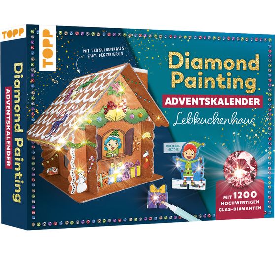 Advent calendar "Diamond Painting - Lebkuchenhaus"