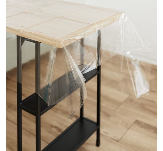 Ochrann&aacute; f&oacute;lie na stůl VBS, transparentn&iacute;, 140 x 180 cm