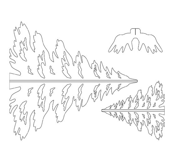 Zimní papírová scenérie "Moose"