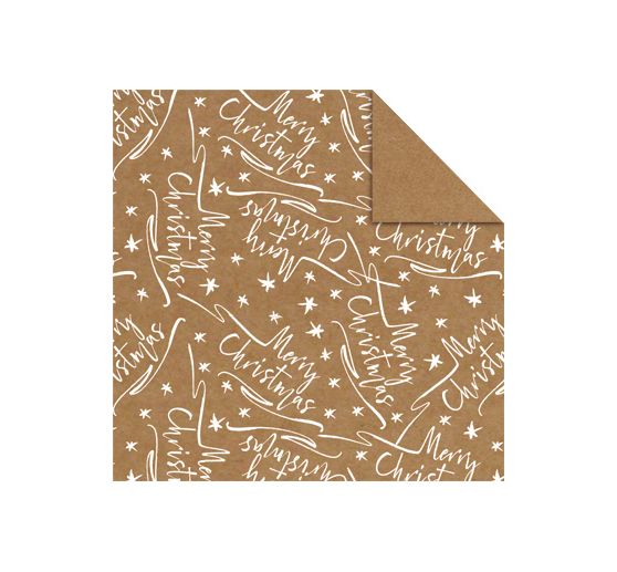 Folding sheets "Kraft paper Christmas"