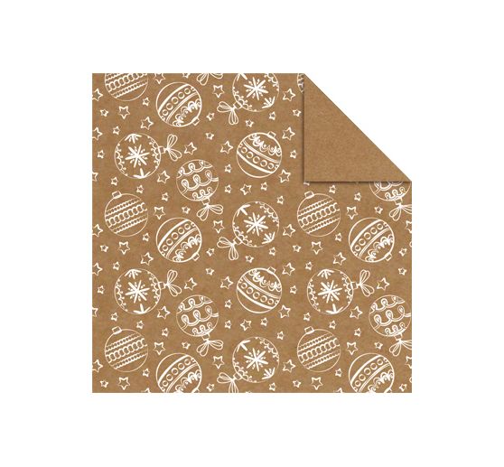 Folding sheets "Kraft paper Christmas"