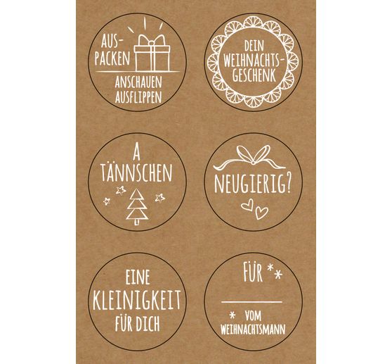 Sticker "Christmas mail"