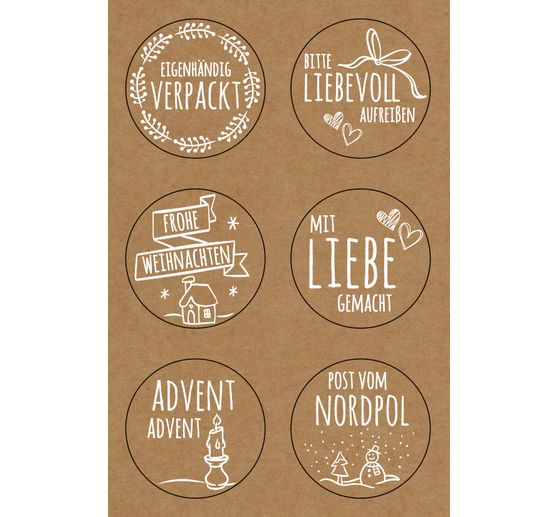 Sticker "Christmas mail"