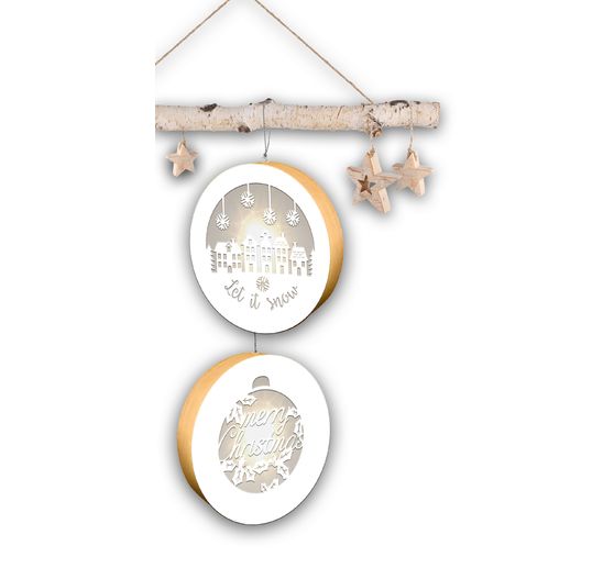 Lightboxes "Merry Christmas", set of 2