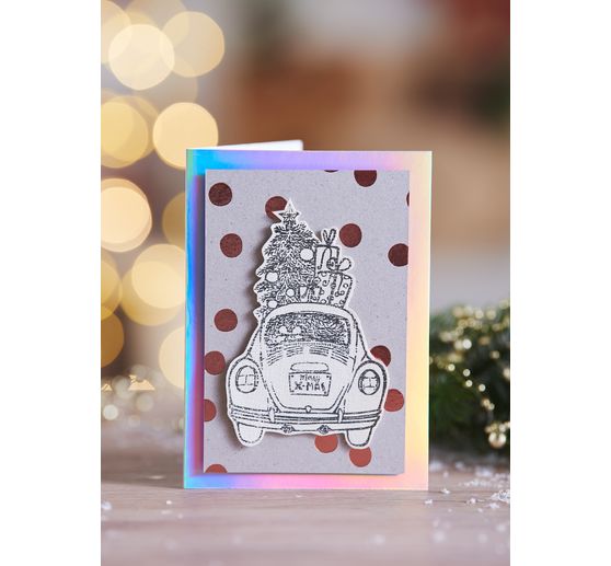 Mirror cardboard block Gold/Silver